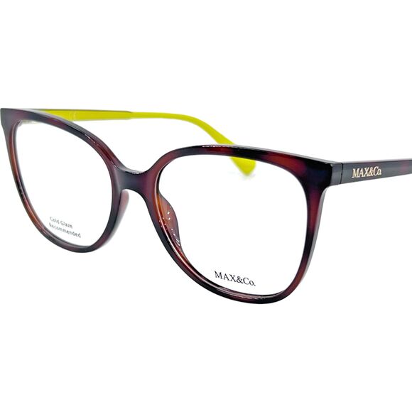 Max & Co MO5022 Womens Eyeglass Frame Dark Havana - Picture 3 of 5